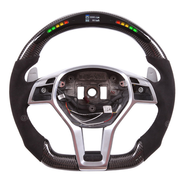 LED Steering Wheel for Mercedes Benz C-Class, E-Class, GLA, GLK, CLA, CLS, SL, AMG