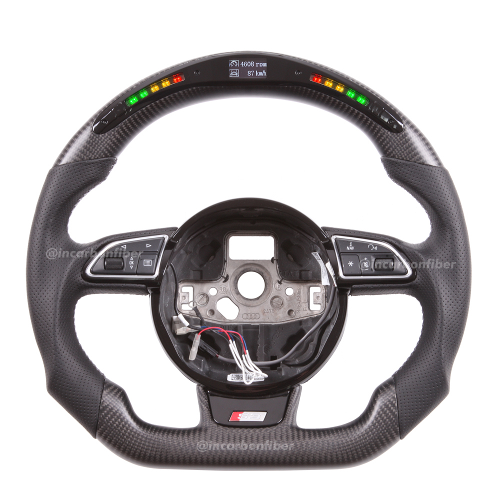 LED Steering Wheel for Audi S3/RS3, S4/RS4, S5/RS5, S6/RS6, S7/RS7