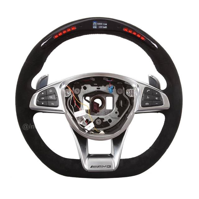 LED Steering Wheel for Mercedes Benz C-Class, E-Class, S-Class, GLA, GLE, CLA, CLS, SLC, SL, AMG