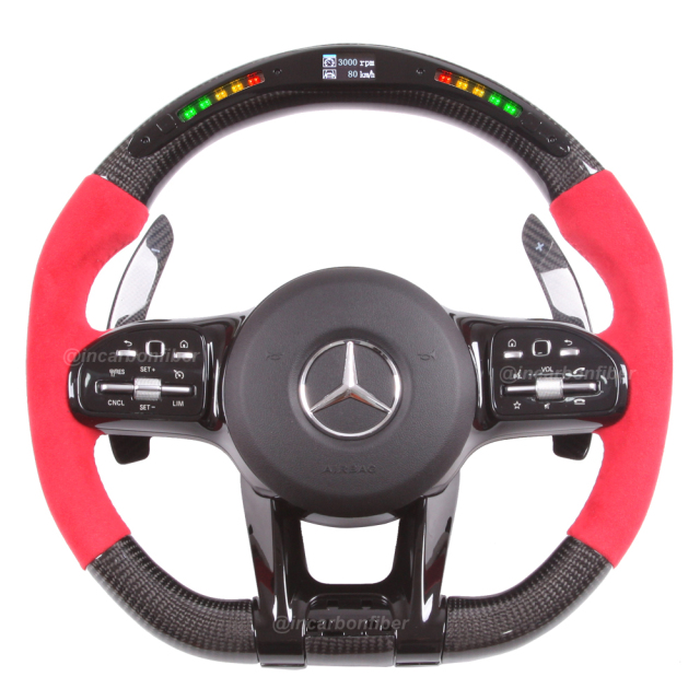 LED Steering Wheel for Mercedes Benz A-Class, C-Class, E-Class, S-Class, G-Class, CLS, AMG