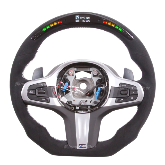 LED Steering Wheel for BMW 1 Series, 3 Series, 5 Series, 7 Series, 8 Series, X3, X5, M Series