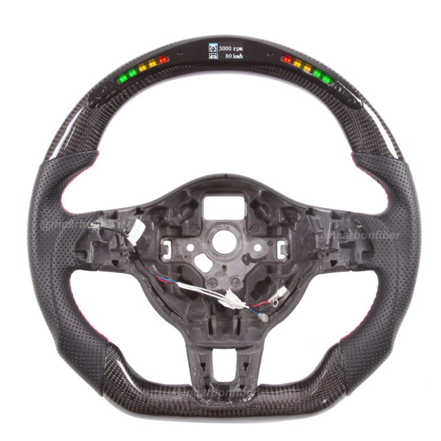 LED Steering Wheel for VW GTI, Golf, Scirocco, Polo, Jetta, Tiguan, Passat, Touran, Arteon