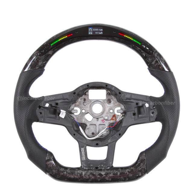 LED Steering Wheel for VW GTI, Golf, Scirocco, Polo, Jetta, Tiguan, Passat, Touran, Arteon