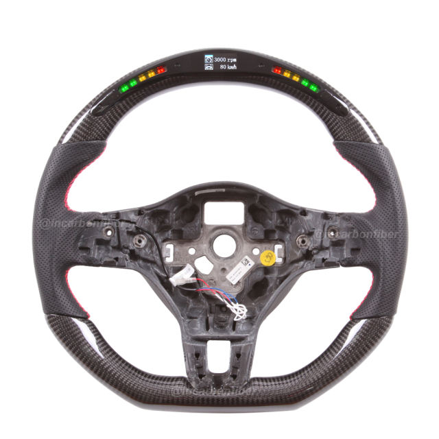 LED Steering Wheel for VW GTI, Golf, Scirocco, Polo, Jetta, Tiguan, Passat, Touran, Arteon