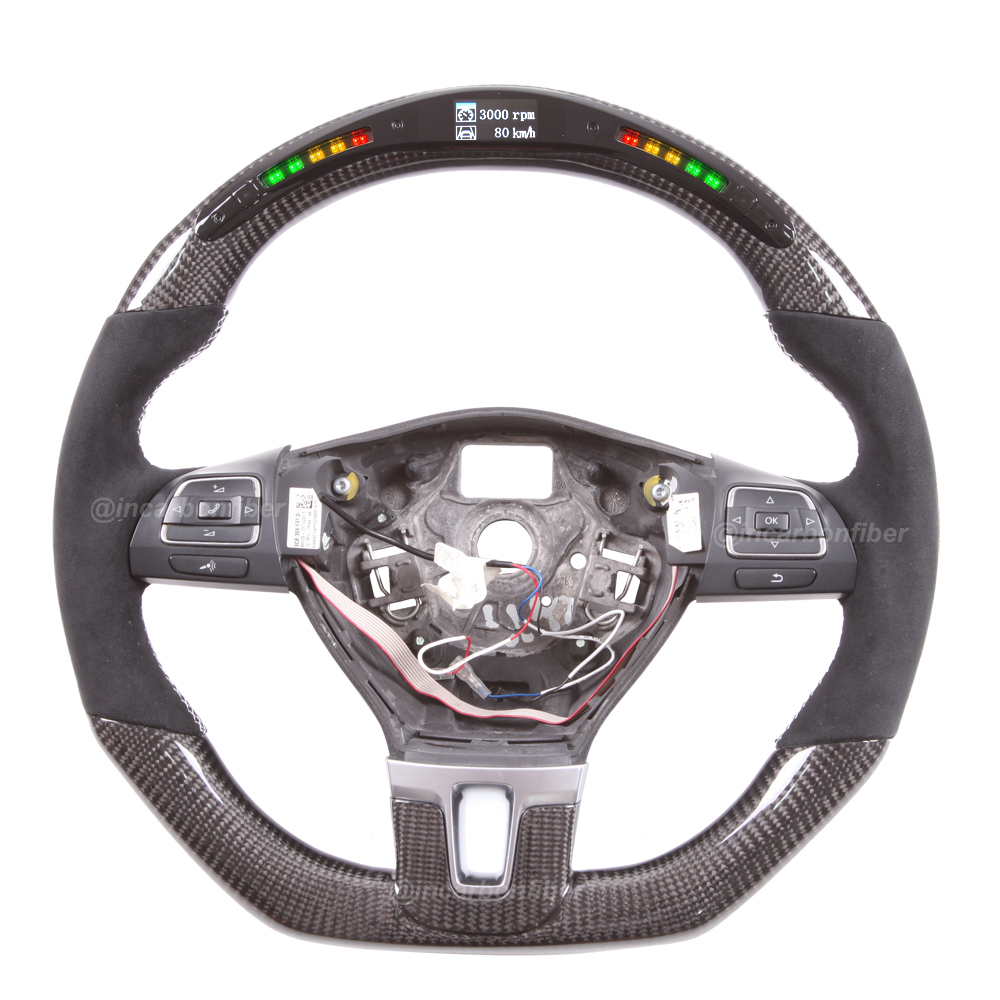 LED Steering Wheel for VW Golf, Scirocco, Polo, Jetta, Tiguan, Passat, Touran, Arteon