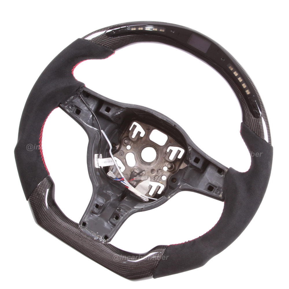 LED Steering Wheel for Porsche 911, Cayenne, Macan, Panamera, Taycan, Boxster, Cayman, Spyder, GTS