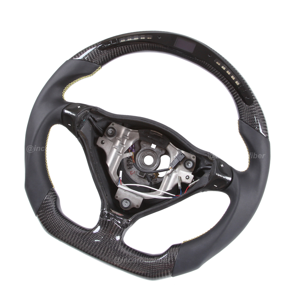 LED Steering Wheel for Porsche 911, Cayenne, Macan, Panamera, Taycan, Boxster, Cayman, Spyder, GTS