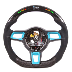LED Steering Wheel for Porsche 911, Cayenne, Macan, Panamera, Taycan, Boxster, Cayman, Spyder, GTS