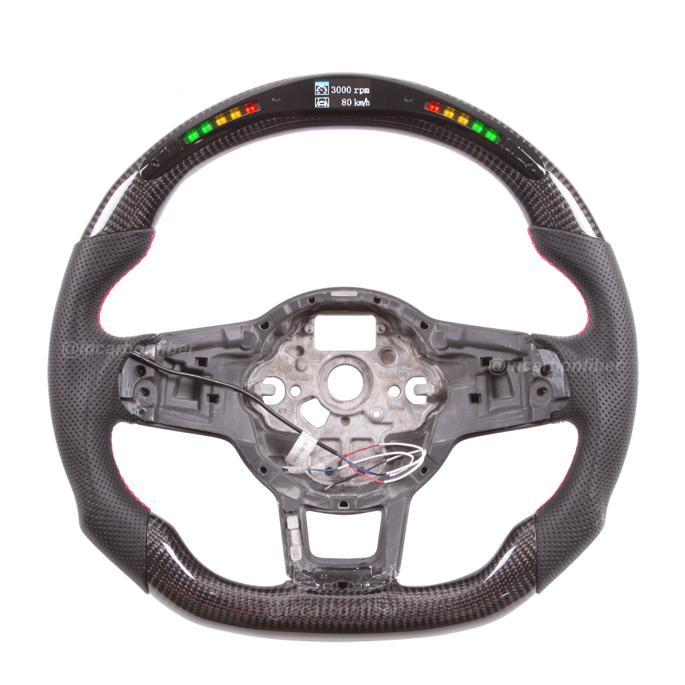 LED Steering Wheel for VW GTI, Golf, Scirocco, Polo, Jetta, Tiguan, Passat, Touran, Arteon