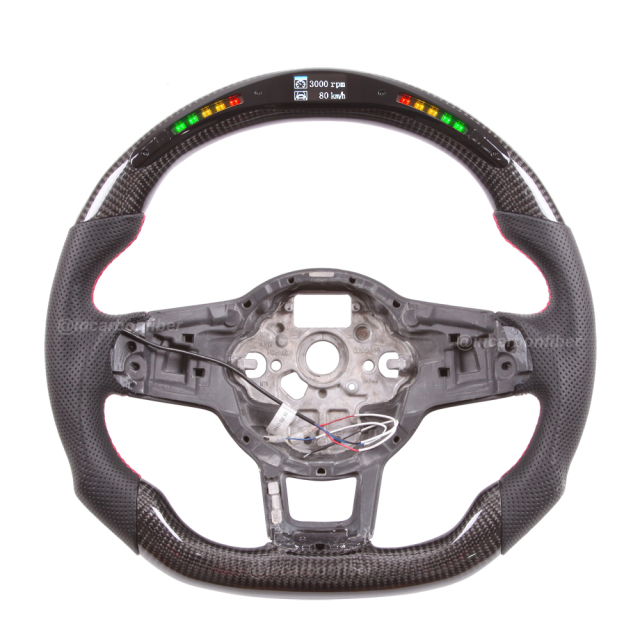 LED Steering Wheel for VW GTI, Golf, Scirocco, Polo, Jetta, Tiguan, Passat, Touran, Arteon