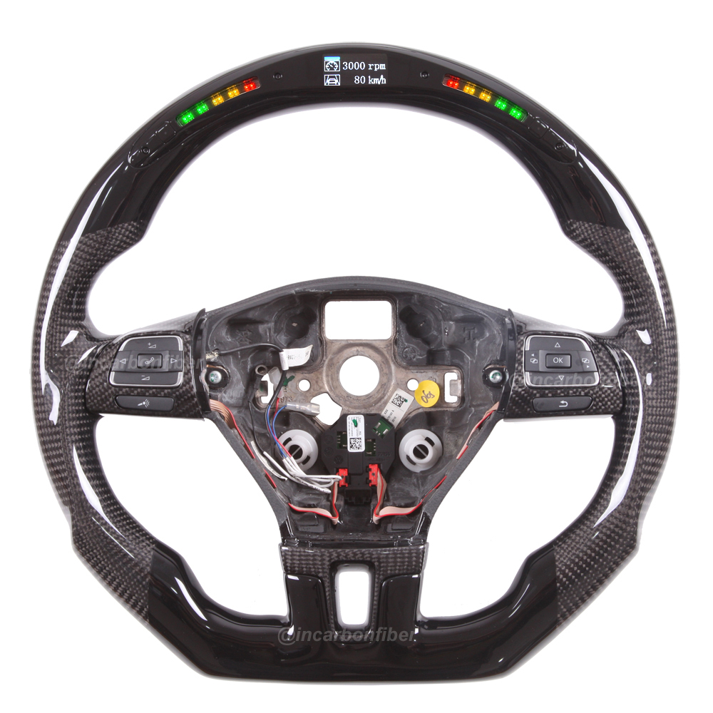 LED Steering Wheel for VW Golf, Scirocco, Polo, Jetta, Tiguan, Passat, Touran, Arteon