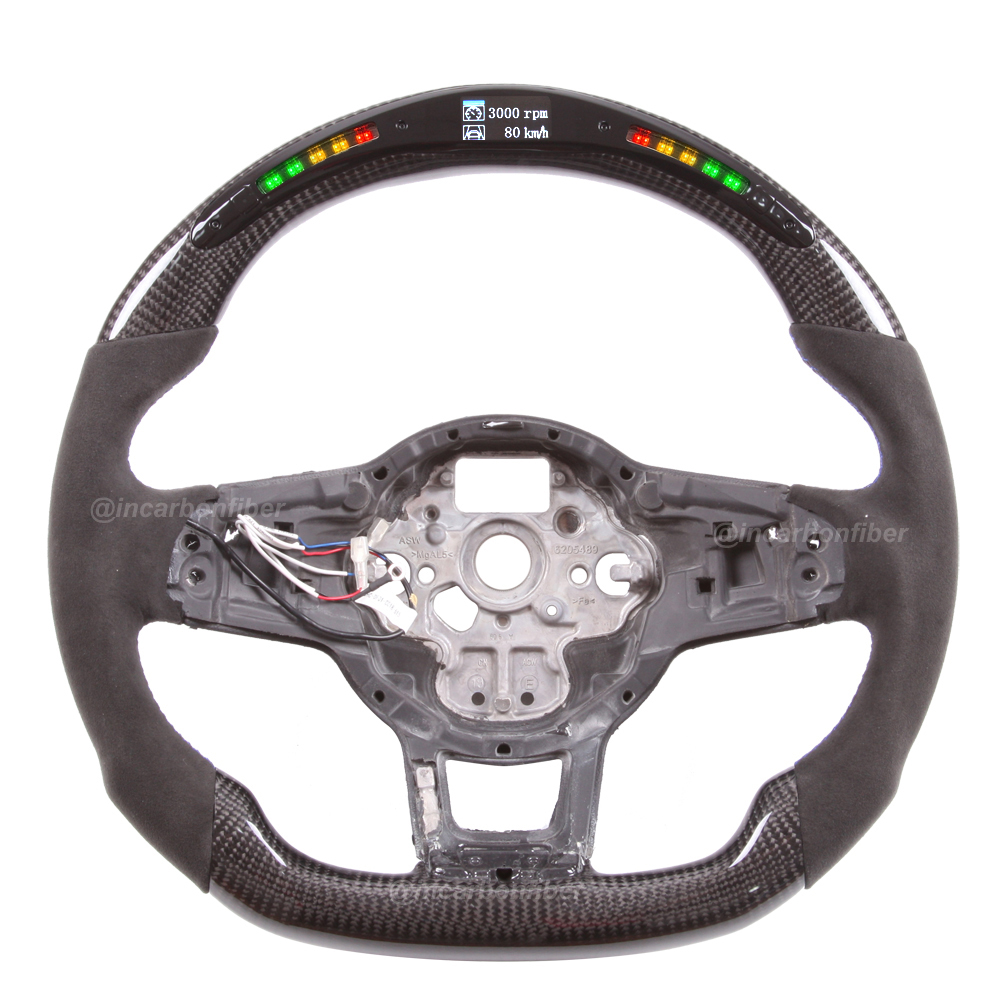 LED Steering Wheel for VW GTI, Golf, Scirocco, Polo, Jetta, Tiguan, Passat, Touran, Arteon