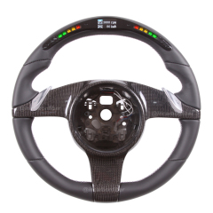 LED Steering Wheel for Porsche 911, Cayenne, Macan, Panamera, Taycan, Boxster, Cayman, Spyder, GTS