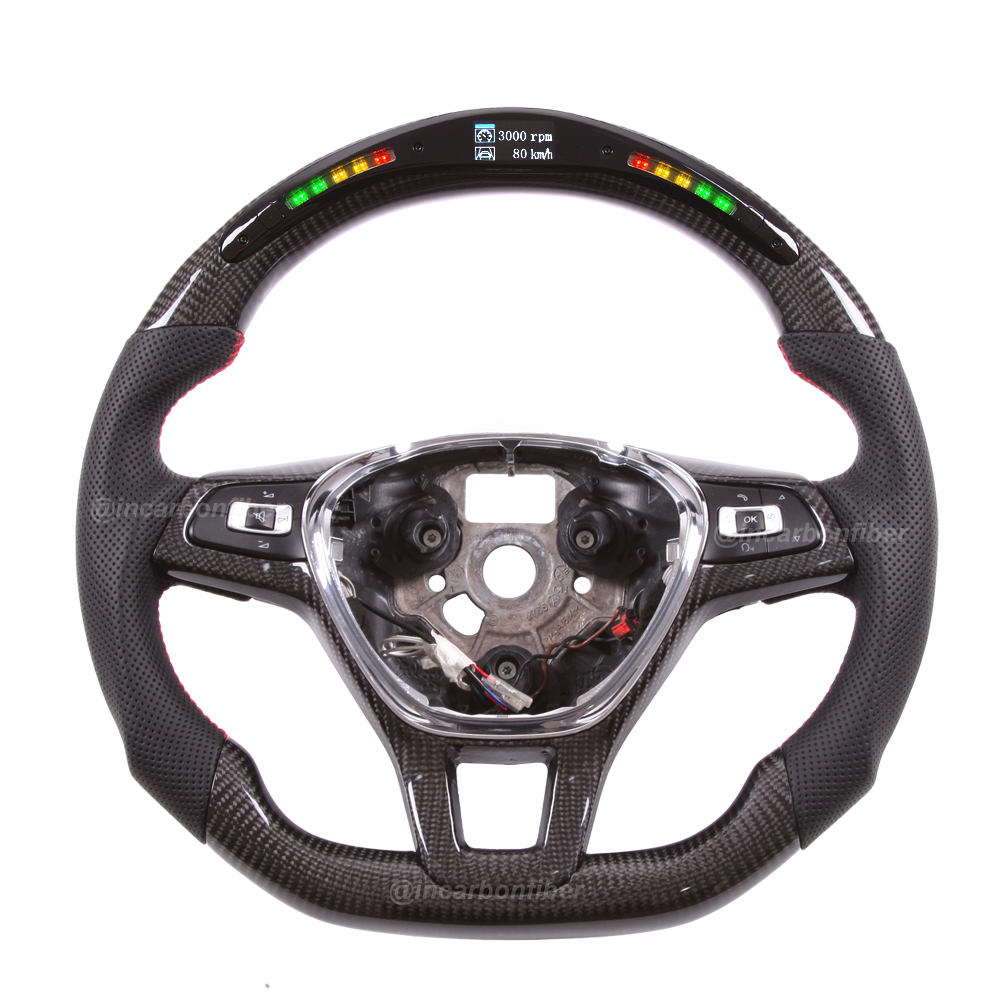 LED Steering Wheel for VW Golf, Scirocco, Polo, Jetta, Tiguan, Passat, Touran, Arteon