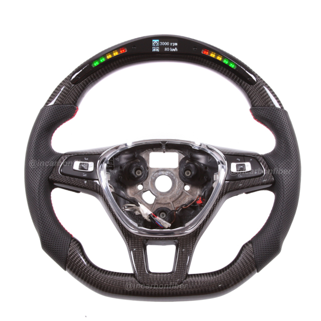 LED Steering Wheel for VW Golf, Scirocco, Polo, Jetta, Tiguan, Passat, Touran, Arteon