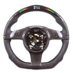 LED Steering Wheel for Porsche 911, Cayenne, Macan, Panamera, Taycan, Boxster, Cayman, Spyder, GTS
