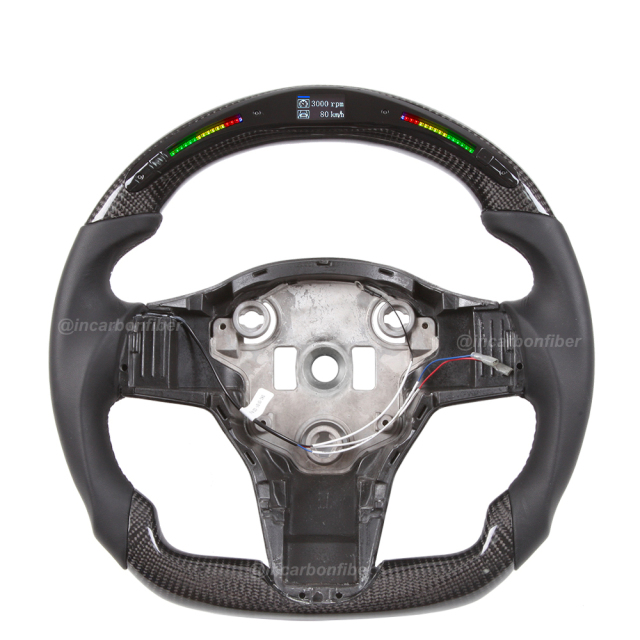 LED Steering Wheel for Tesla Model Y, Model 3