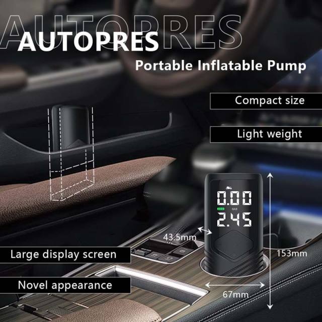 Autopres portable inflatable pump