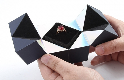 Magic Cube Ring Box Propose Gift 7*7*7cm