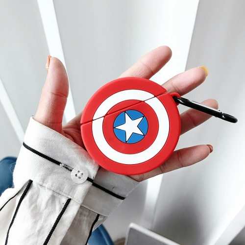 Captain America 3D Silicone Airpods Earphone Cover for Airpods 1/2/pro Protective case