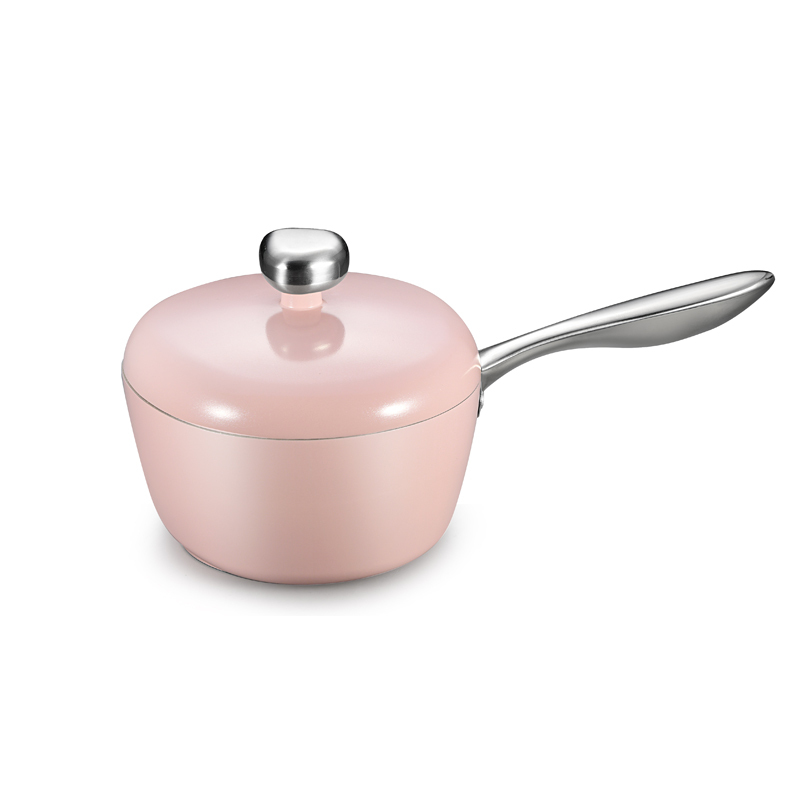 Modern Kitchen Household Maifan Stone Sauce Pan Non-Stick Coating Cooking Pot Stainless Steel Handle Milk Pot