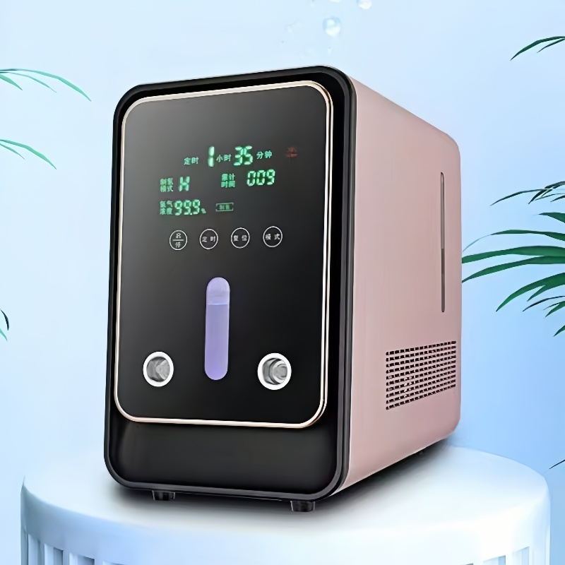 600ml H2 Water Generator with Dual-Port, PEM Water Electrolysis Ionizer Hydrogen Water Generator for Home, Travel