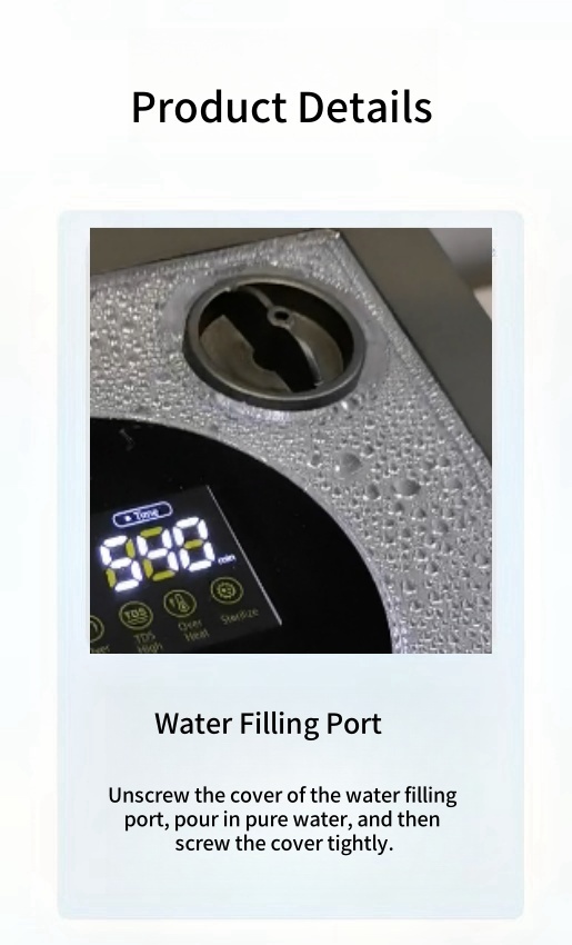 Hydrogen Inhaler 99.99% Purity Dual Outlet H2 Generator PEM Water Electrolysis Ionizer  300ml Hydrogen + 150ml Oxygen