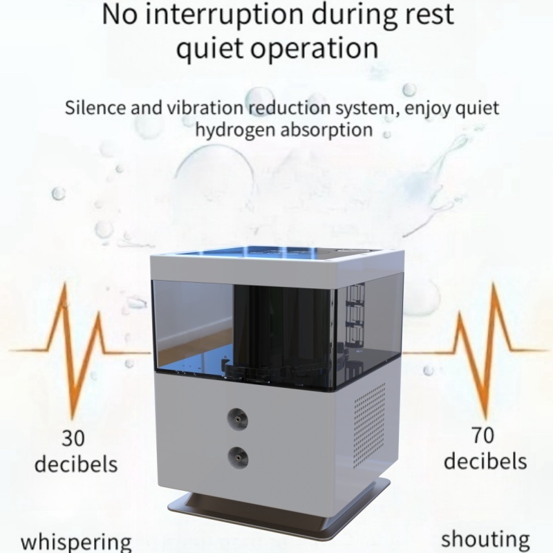 Hydrogen Inhaler 99.99% Purity Dual Outlet H2 Generator PEM Water Electrolysis Ionizer  300ml Hydrogen + 150ml Oxygen