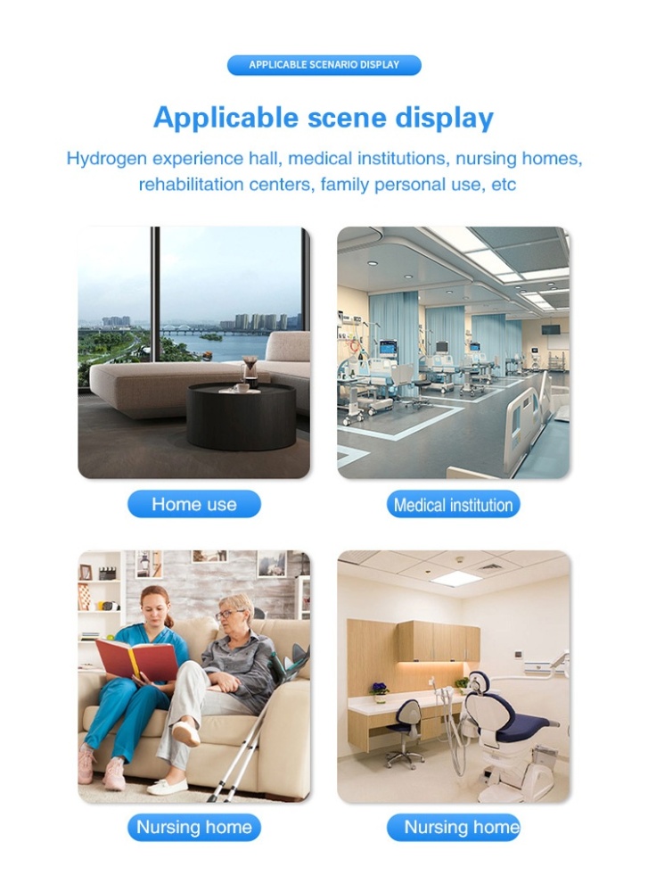 300ML Hydrogen + 150ML Oxygen Hydrogen Inhalation Therapy Machine 99.99% Pure Hydrogen Simple Control Low Noise 110V/220V