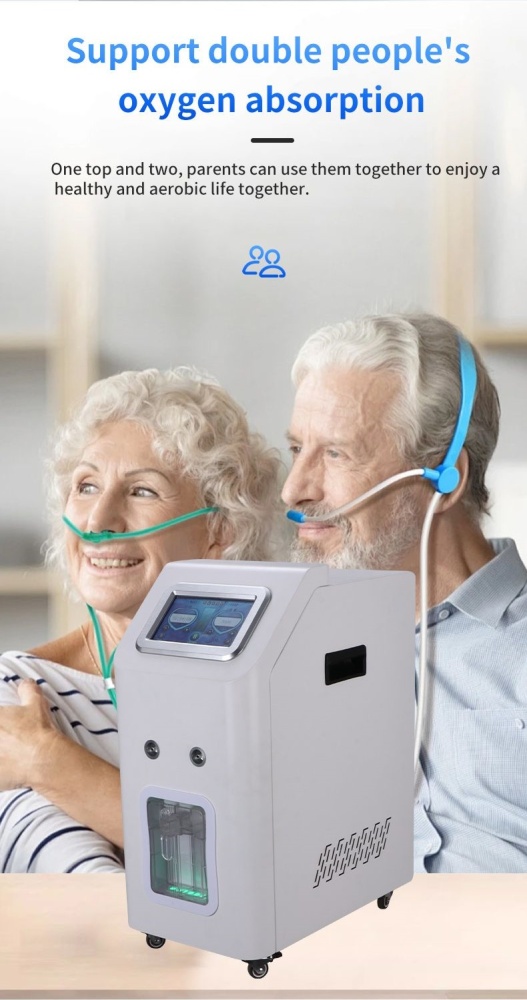 Molecular Hydrogen Water Machine 6000 Ml/Min 100-240v Hydrogen Inhalation Machine