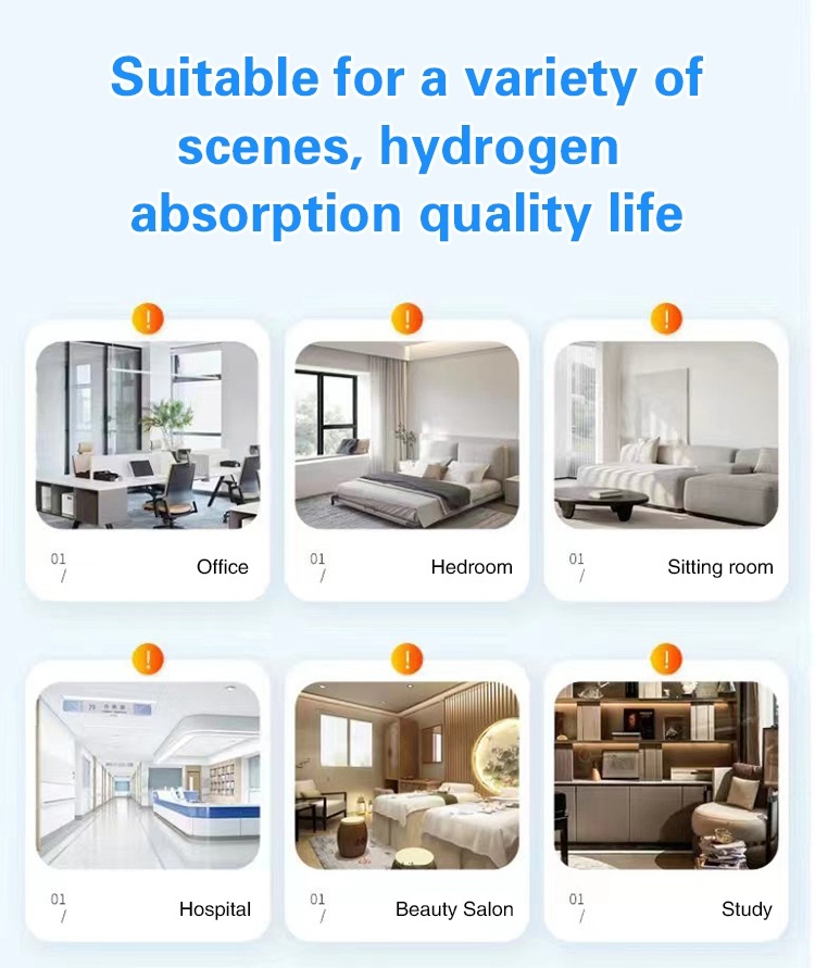 300ML Hydrogen + 150ML Oxygen Hydrogen Inhalation Therapy Machine 99.99% Pure Hydrogen Simple Control Low Noise 110V/220V