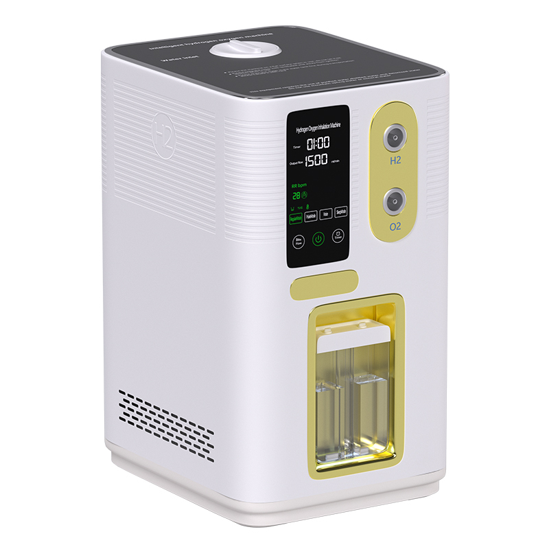 H2 Inhaler Breathing Inhalation Machine Water Hydrogen Generator PEM Water Electrolysis Ionizer 1500ml/3000ml