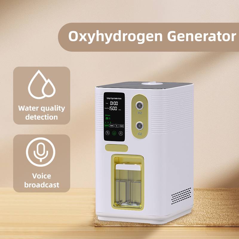 H2 Inhaler Breathing Inhalation Machine Water Hydrogen Generator PEM Water Electrolysis Ionizer 1500ml/3000ml