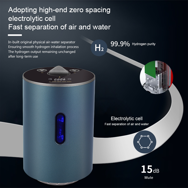 150ML Hydrogen Absorbing Machine Generator Air Ionizers 100ml Hydrogen +50ml Oxygen