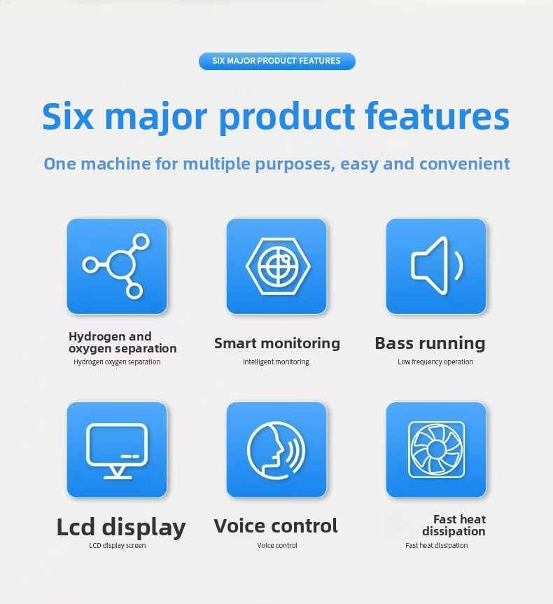4500ml Hydrogen-Oxygen Generator 3000ML hydrogen+1500ML Oxygen
