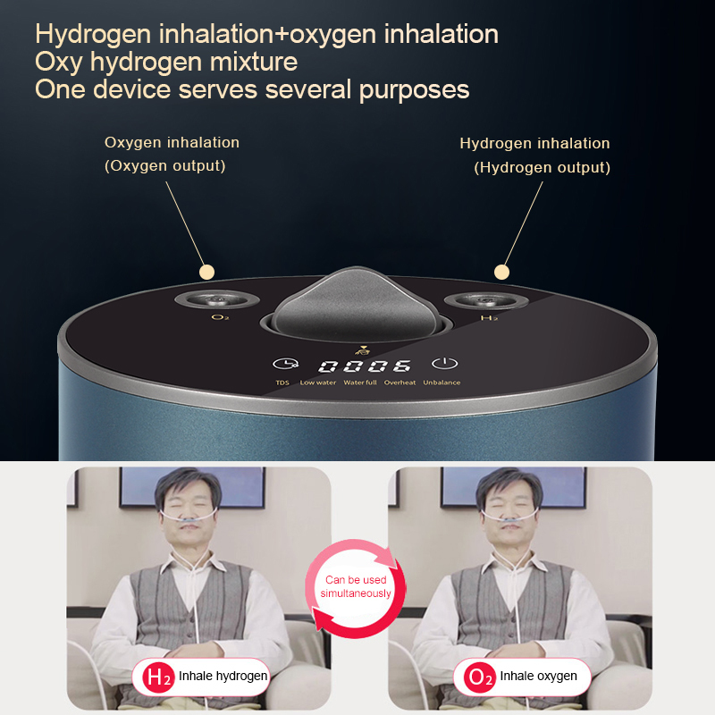 150ML Hydrogen Absorbing Machine Generator Air Ionizers 100ml Hydrogen +50ml Oxygen