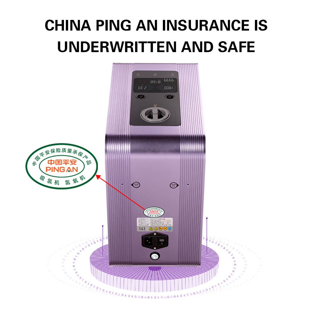 Hydrogen Inhalation Machine H2 Inhaler hydrogen SPE Water Ionizer Hydrogen Water Generator 220w