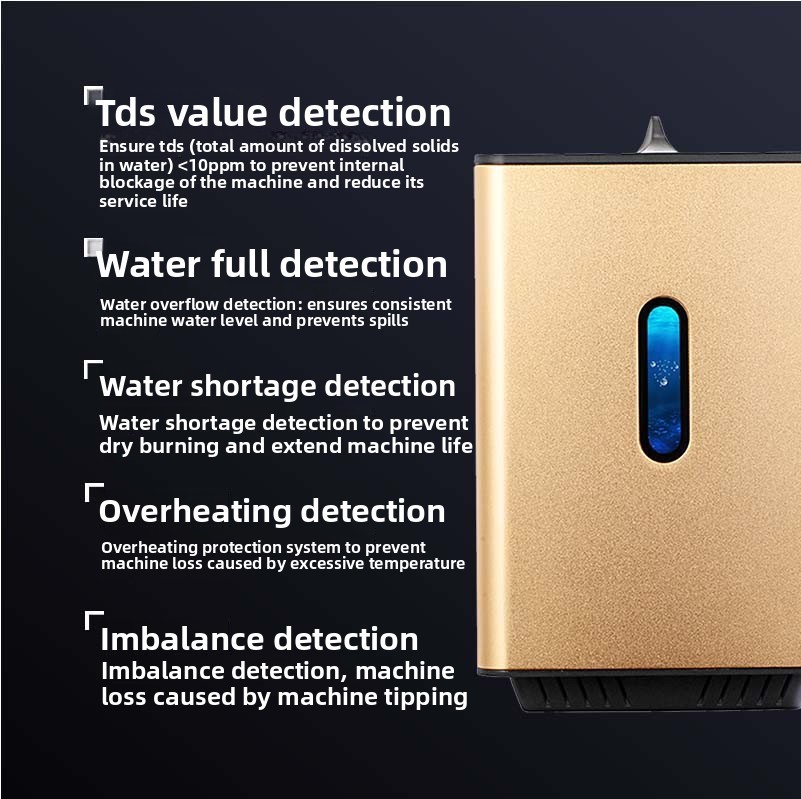 Hydrogen Inhalation Machine,110‐240V Multifunctional Hydrogen Machine PEM