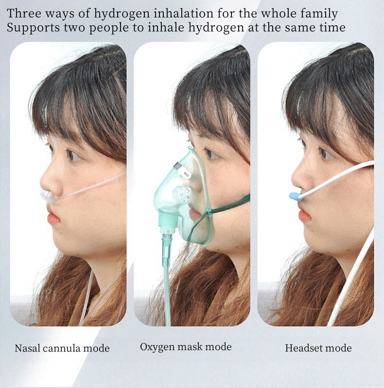 300ML Hydrogen + 150ML Oxygen Hydrogen Inhalation Therapy Machine 99.99% Pure Hydrogen Simple Control Low Noise 110V/220V