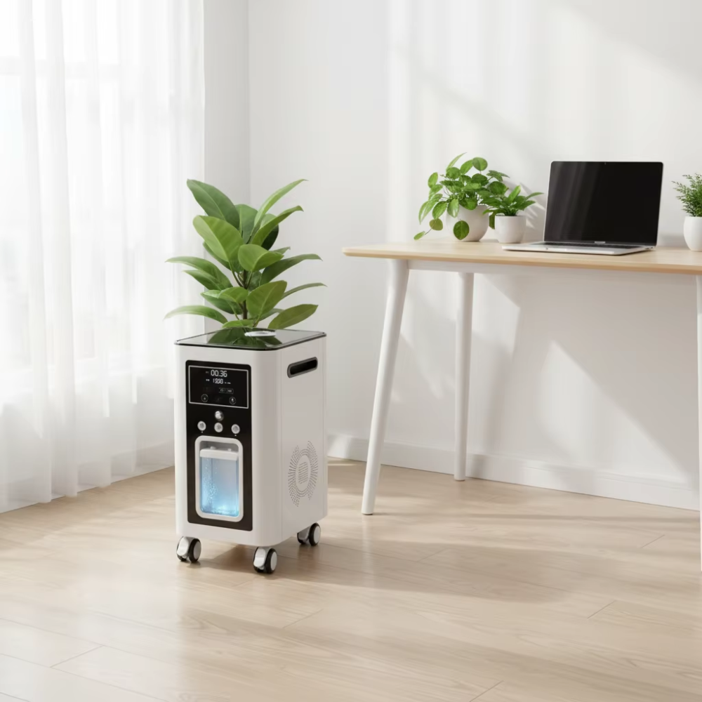 17 Fold Configuration Completely Upgraded Hydrogen Inhalation Machine, 99.99% High Purity H2 Water Generator  3000ml/min