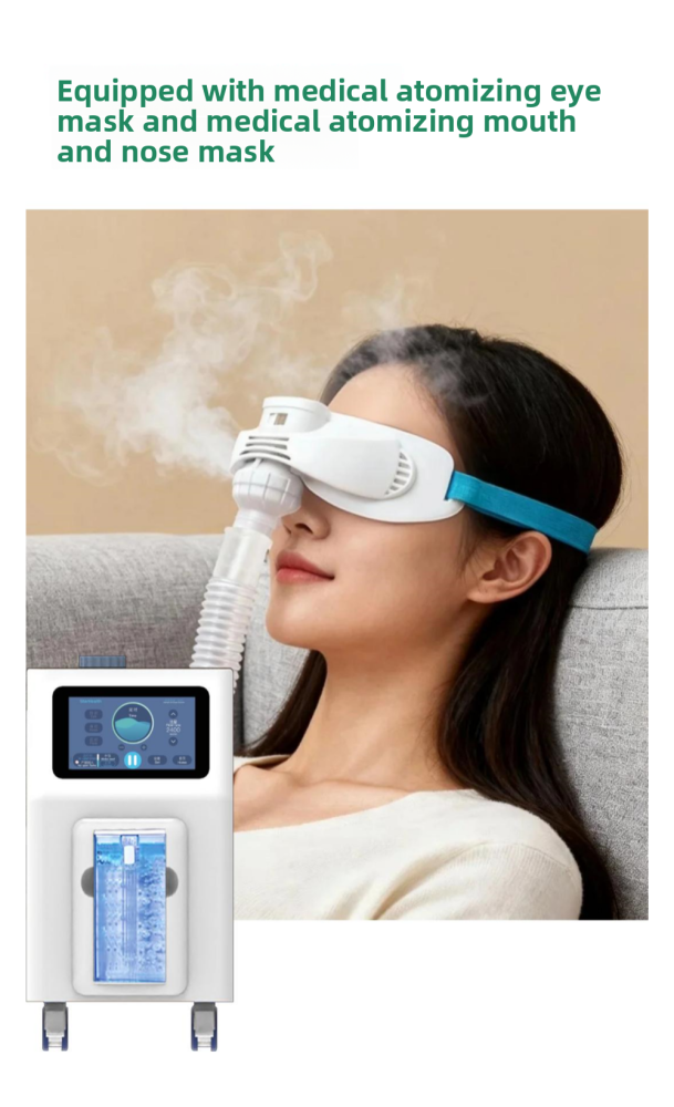3-Level Adjustable Flow Rate  3000Ml Hydrogen Inhalation Machine Equipped with atomizing function for eye atomization