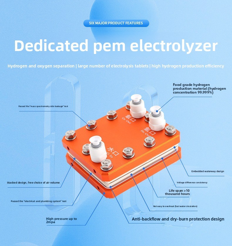 Electric Electrolytic Hydrogen Generator Nursing Home Water Heater Hydrogen-Oxygen Generator PEM Pure Water Hydrogen Infuser