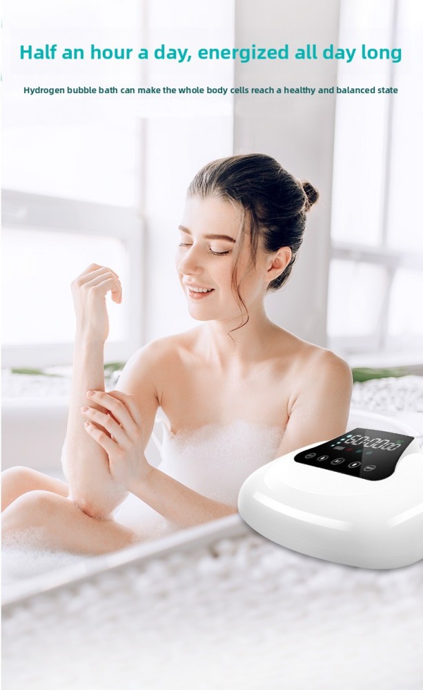 Hydrogen Generator PEM Pure Water Hydrogen Infuser Portable H2 Bath Machine