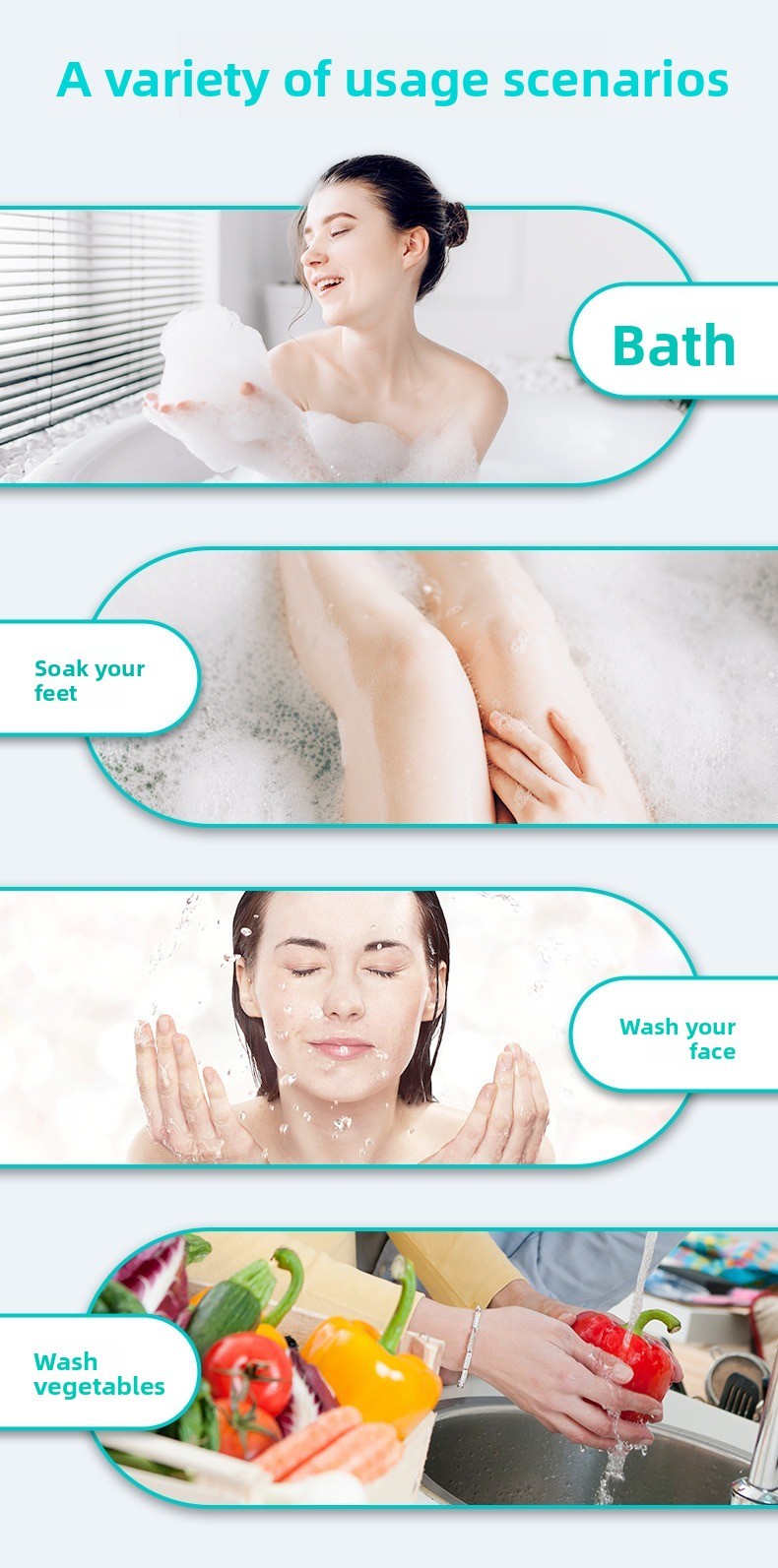 Hydrogen Generator PEM Pure Water Hydrogen Infuser Portable H2 Bath Machine
