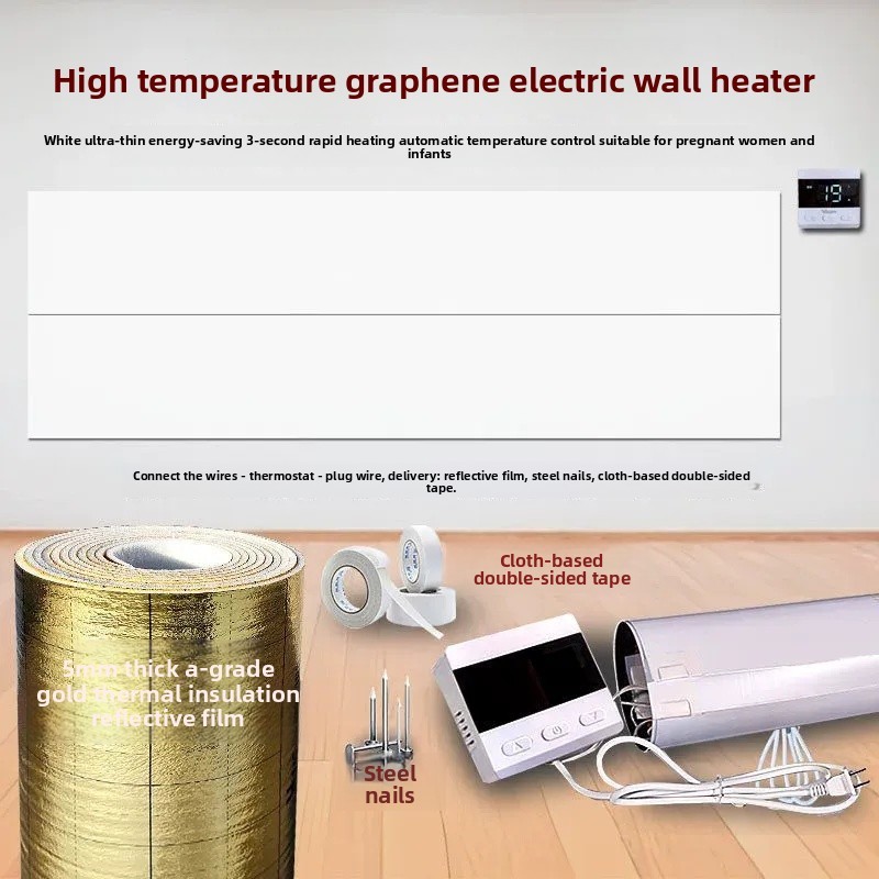 OEM Custom Infrared Panel Heater Carbon Crystal Ceiling & Freestanding Heater with WiFi Smart App Control, IP54 Waterproof Electric Radiant Panel for Bathroom