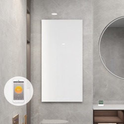 OEM Custom UV Print Carbon Crystal Infrared Panel Heater WiFi Smart App Control Electric Radiant Ceiling & Freestanding Heater IP54 Waterproof Overheat Protection 110V-240V