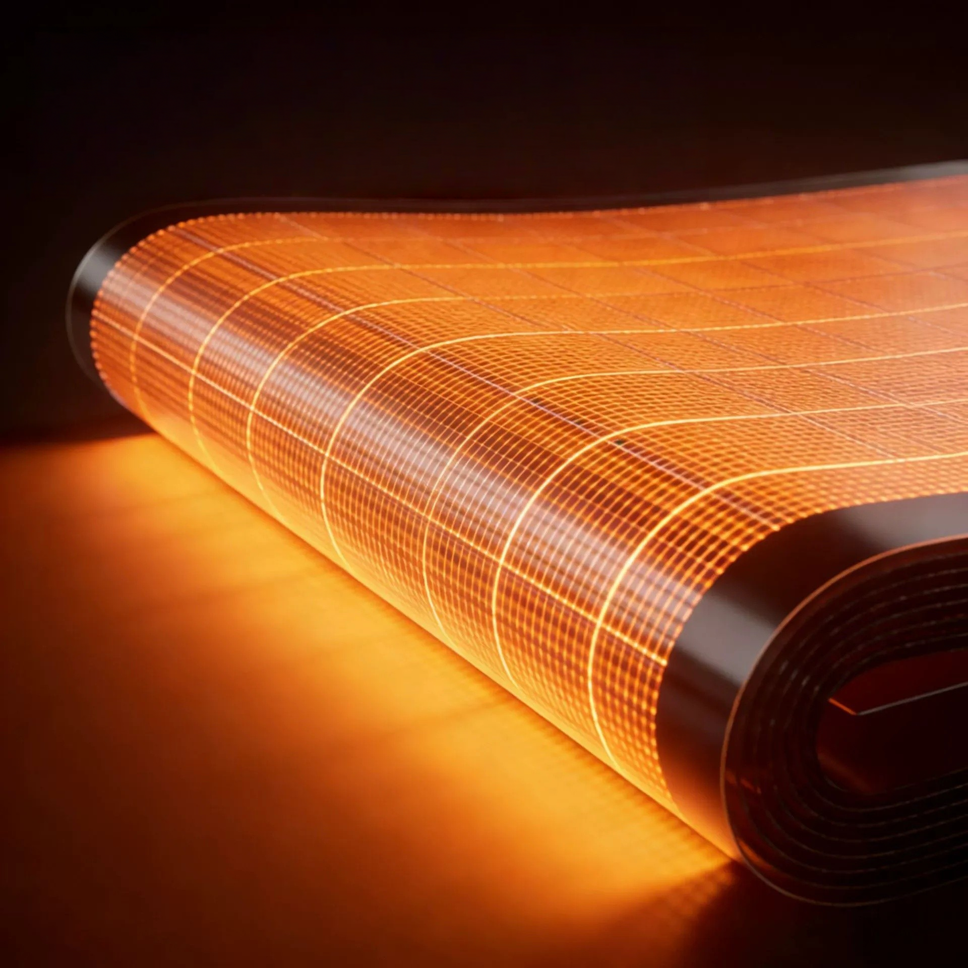 Graphene Infrared Electric Heating Film Roll - Flexible Carbon Crystal Pet Film Floor Heating Mat for Underfloor Warm Room Heating System
