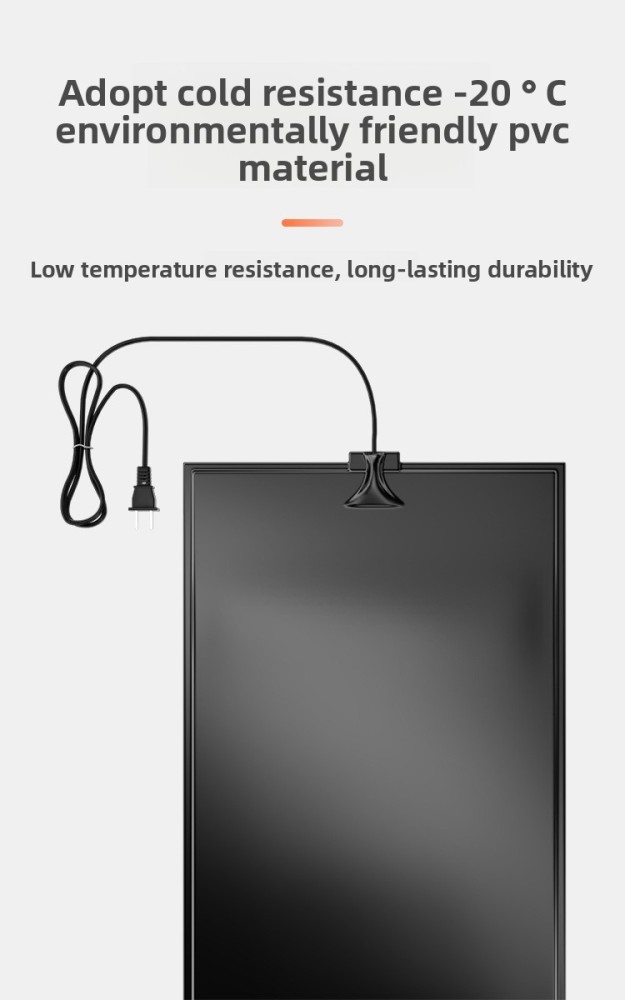 Graphene Heated Snow Melting Mat — Flexible Outdoor De-Icing Pad for Roof, Factory Walkway, Stairs & Steps; Non-Slip Anti-Ice Heating Blanket
