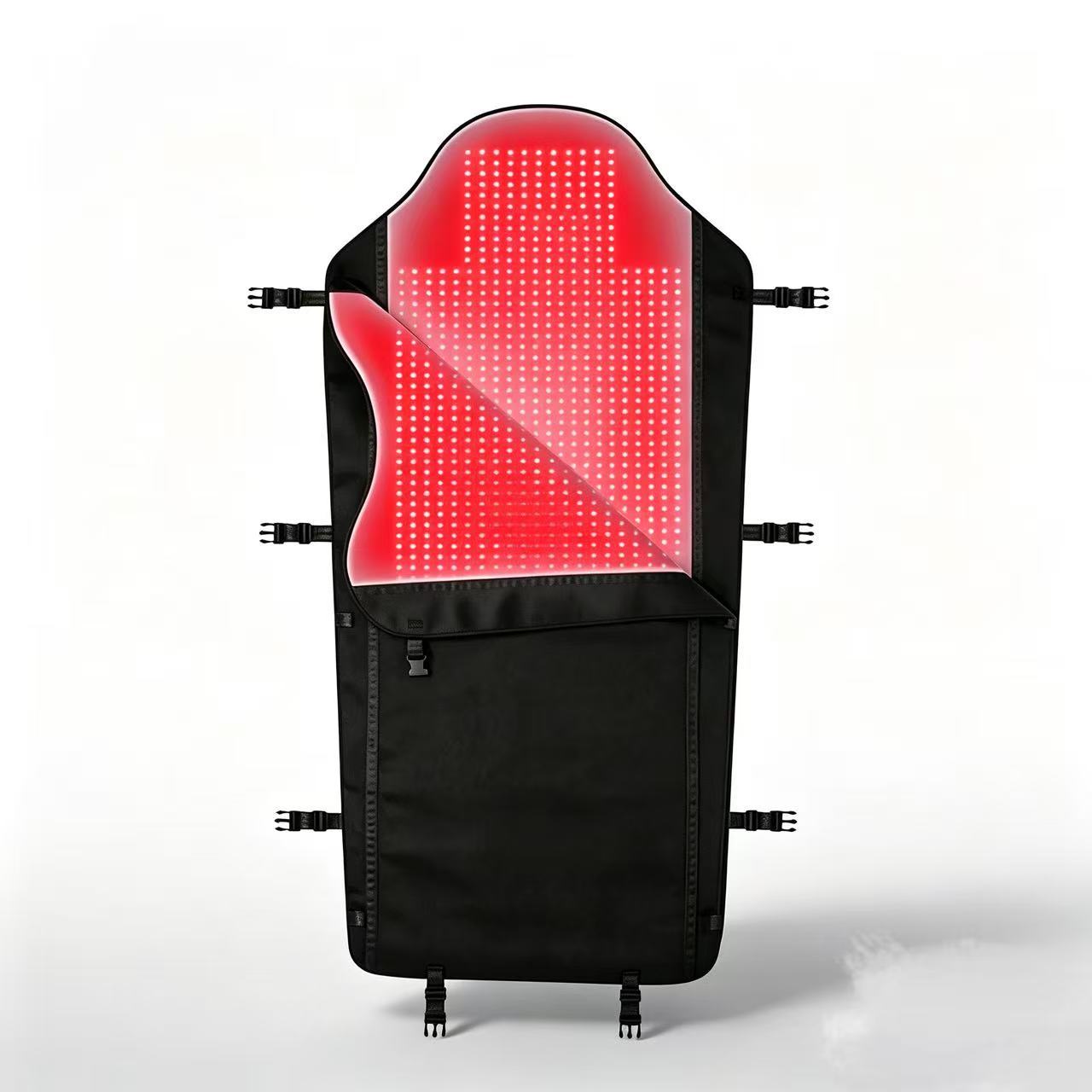 3 in 1 Red Light Therapy Mat with 2704 High Density LEDs, Portable Infrared Heating Pad for Home Use Pain Relief, Customized Logo Near Infrared Therapy Blanket
