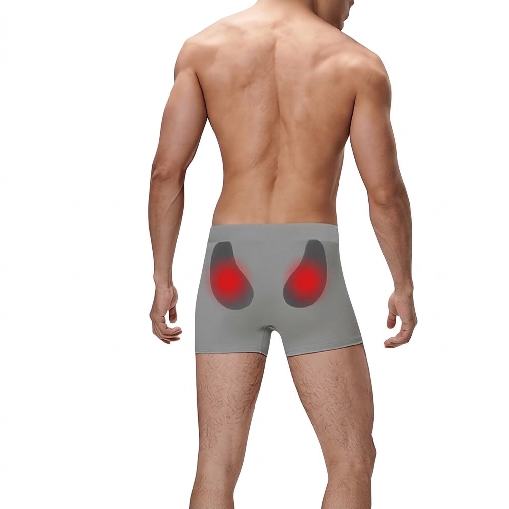 Smart EMS Microcurrent Hip Lifting Underwear USB Rechargeable Vibration Massage Shaping Panties for Women